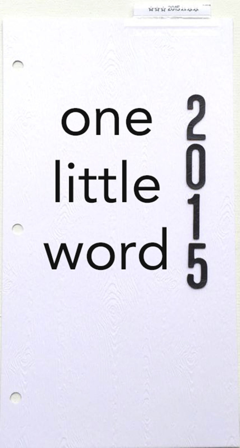 One Little Word 2015